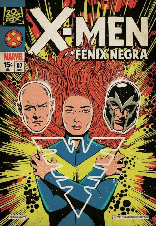 《X战警：黑凤凰》发布复古画风粉丝海报 年代感极强